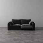 CloudLuxe 2-Piece Modular Recliner Sofa-Velvet