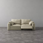 CloudLuxe 2-Piece Modular Recliner Sofa-Linen
