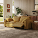 CloudLuxe 2-Piece Modular Recliner Sofa-Corduroy