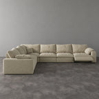 CloudLuxe Corner 6-Piece Modular Recliner Sectional