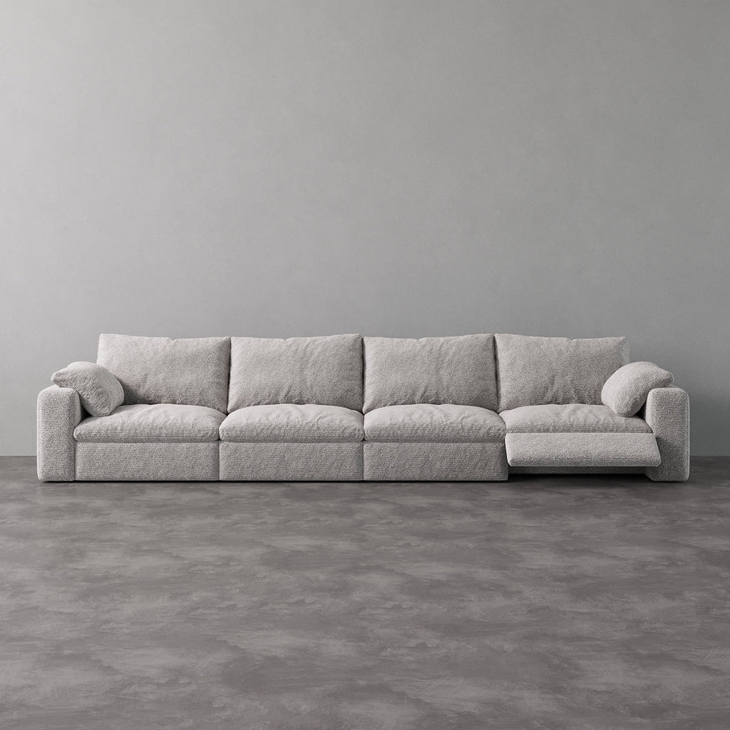 CloudLuxe 4-Piece Modular Recliner Sofa