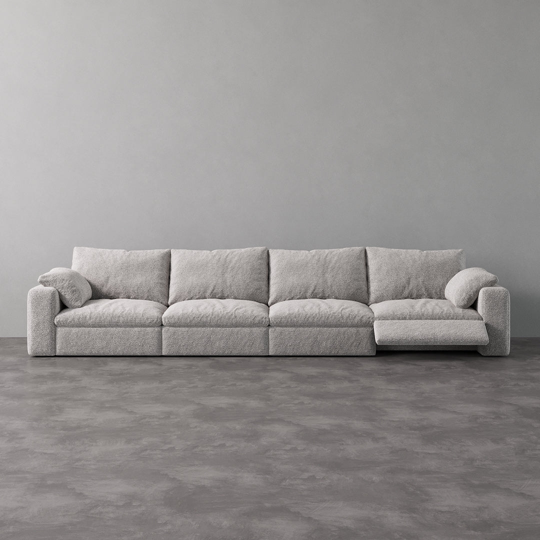 CloudLuxe 4-Piece Modular Recliner Sofa
