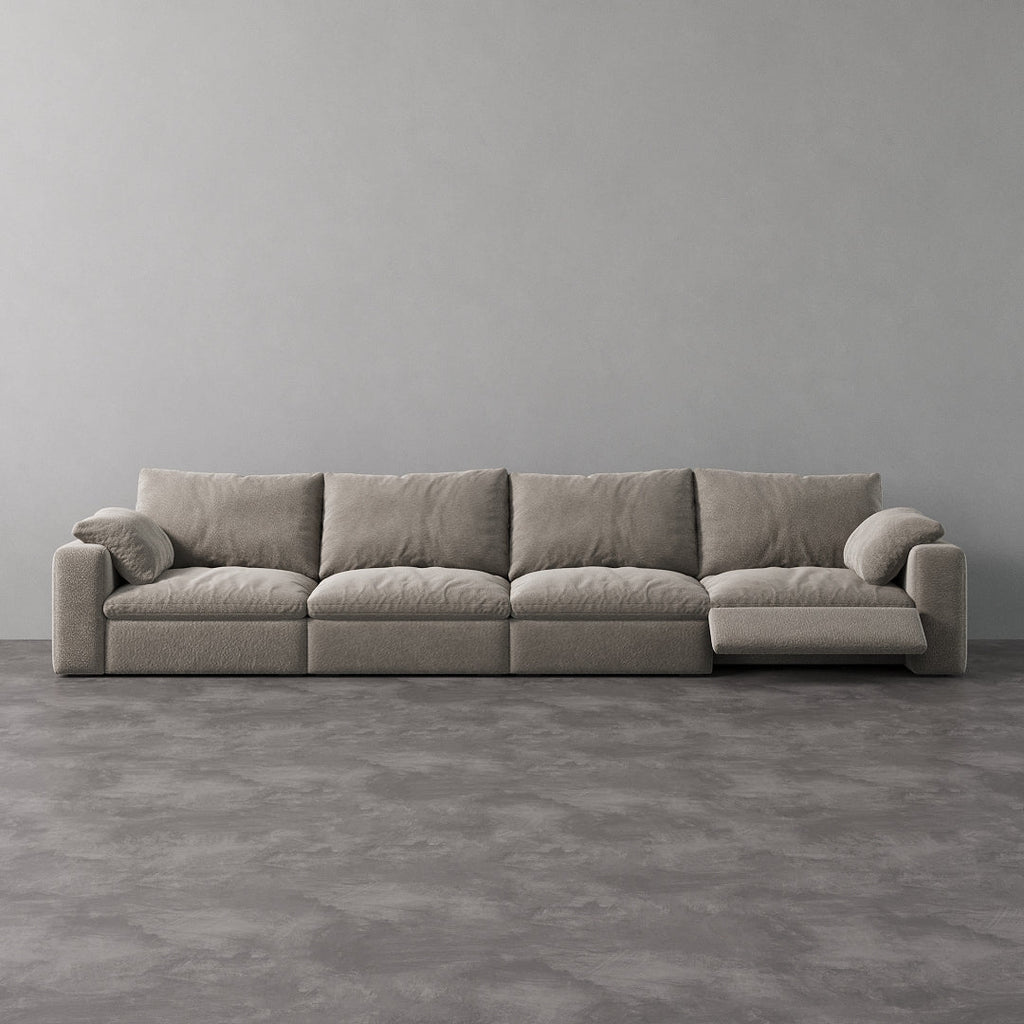 CloudLuxe 4-Piece Modular Recliner Sofa