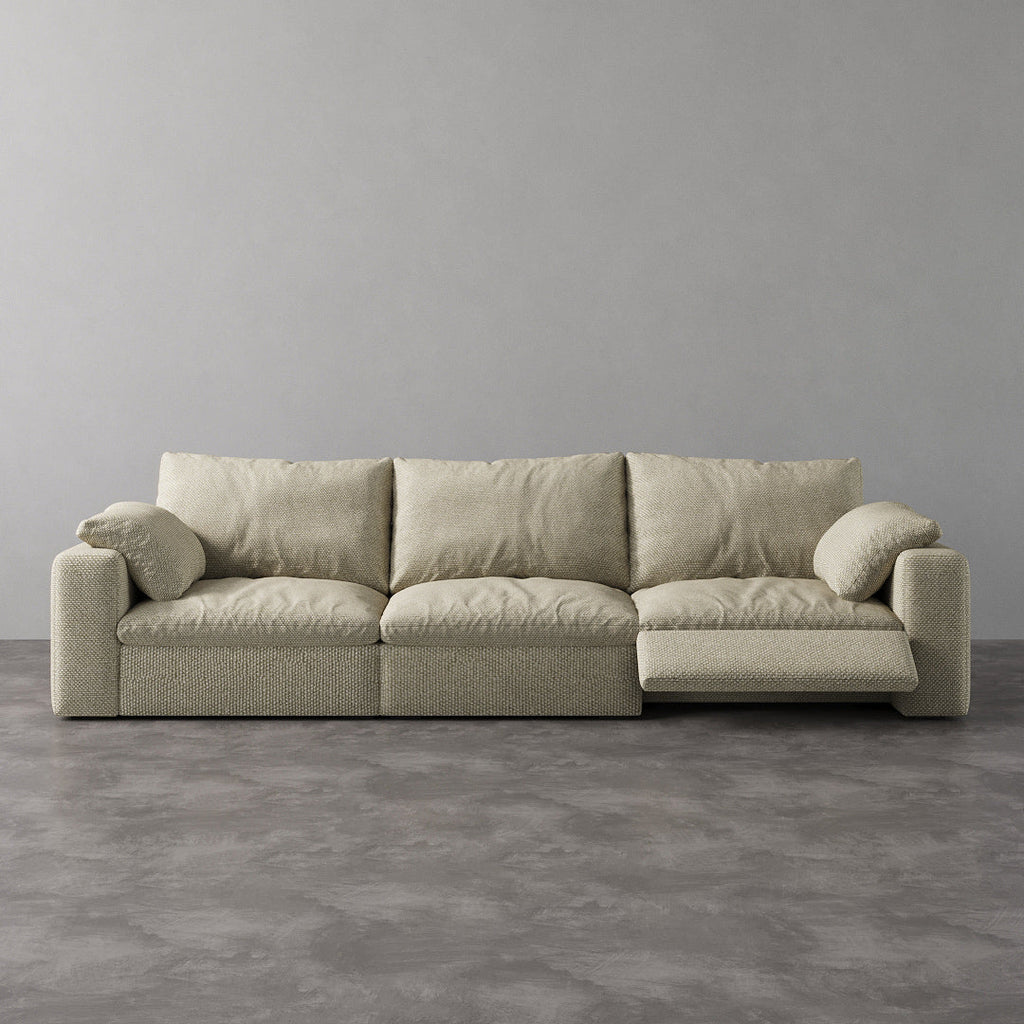 CloudLuxe 3-Piece Modular Recliner Sofa