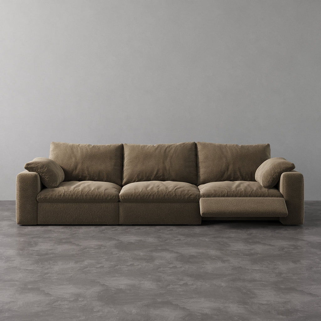 CloudLuxe 3-Piece Modular Recliner Sofa