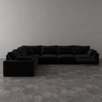 CloudLuxe Corner 6-Piece Modular Recliner Sectional