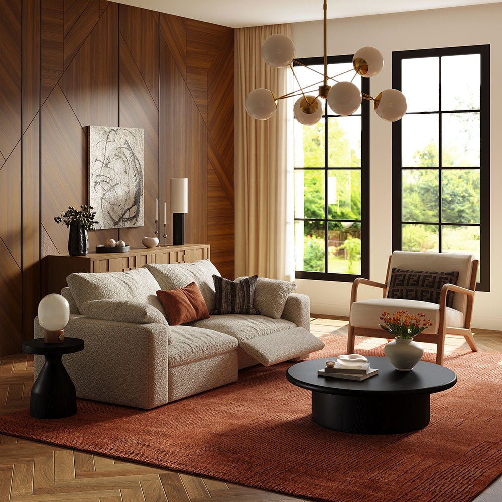 CloudLuxe 2-Piece Modular Recliner Sofa