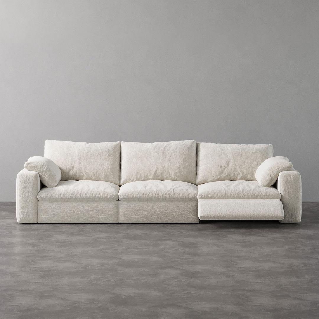 CloudLuxe 3-Piece Modular Recliner Sofa