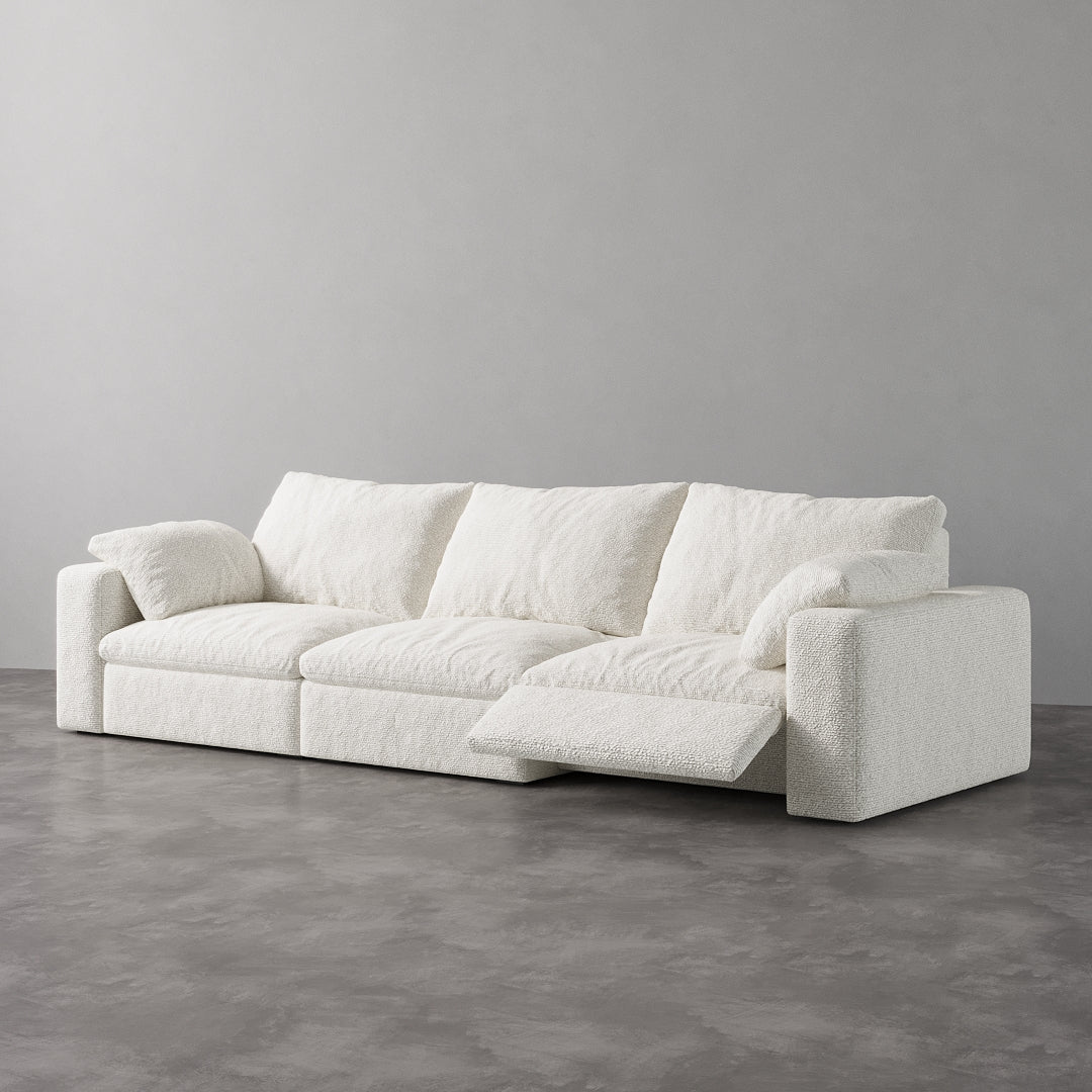 CloudLuxe 3-Piece Modular Recliner Sofa
