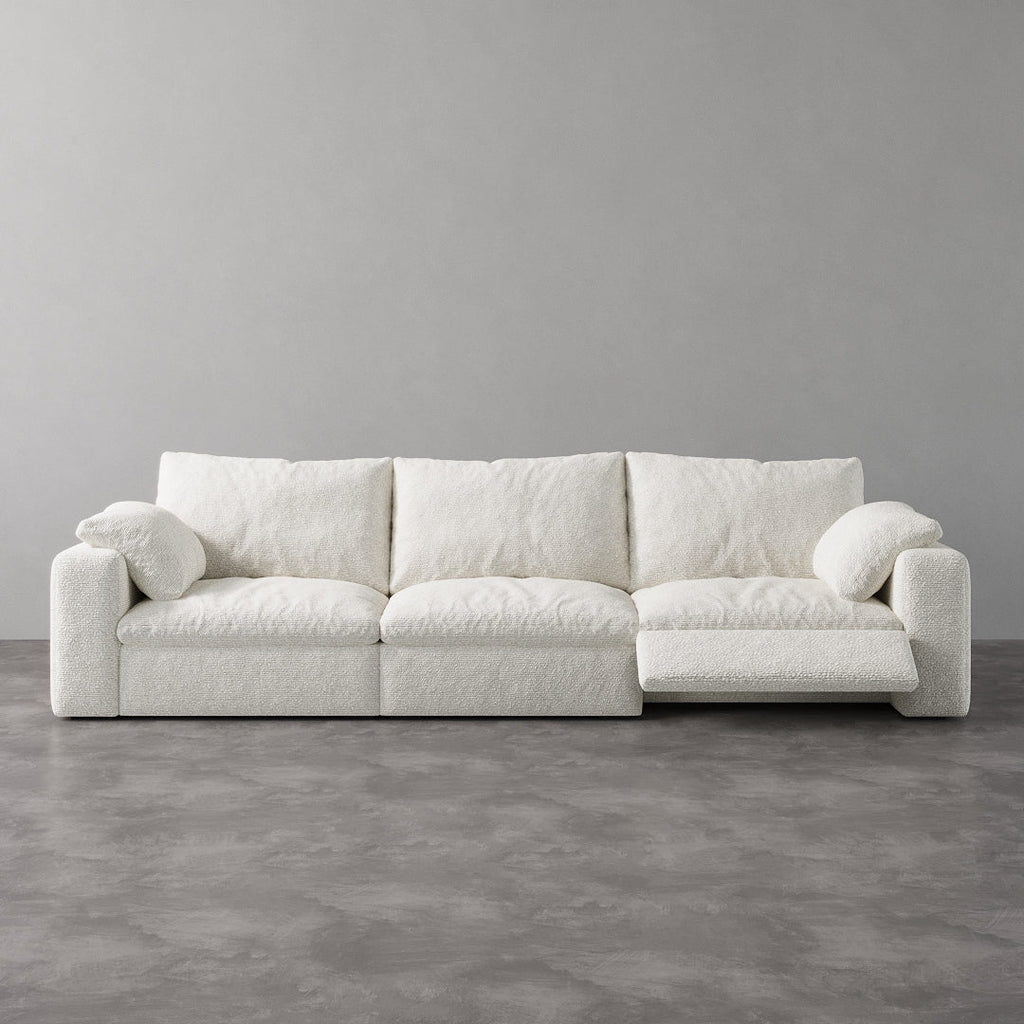 CloudLuxe 3-Piece Modular Recliner Sofa