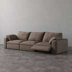 CloudLuxe 3-Piece Modular Recliner Sofa-Linen