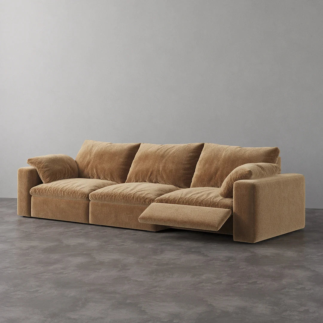 CloudLuxe 3-Piece Modular Recliner Sofa