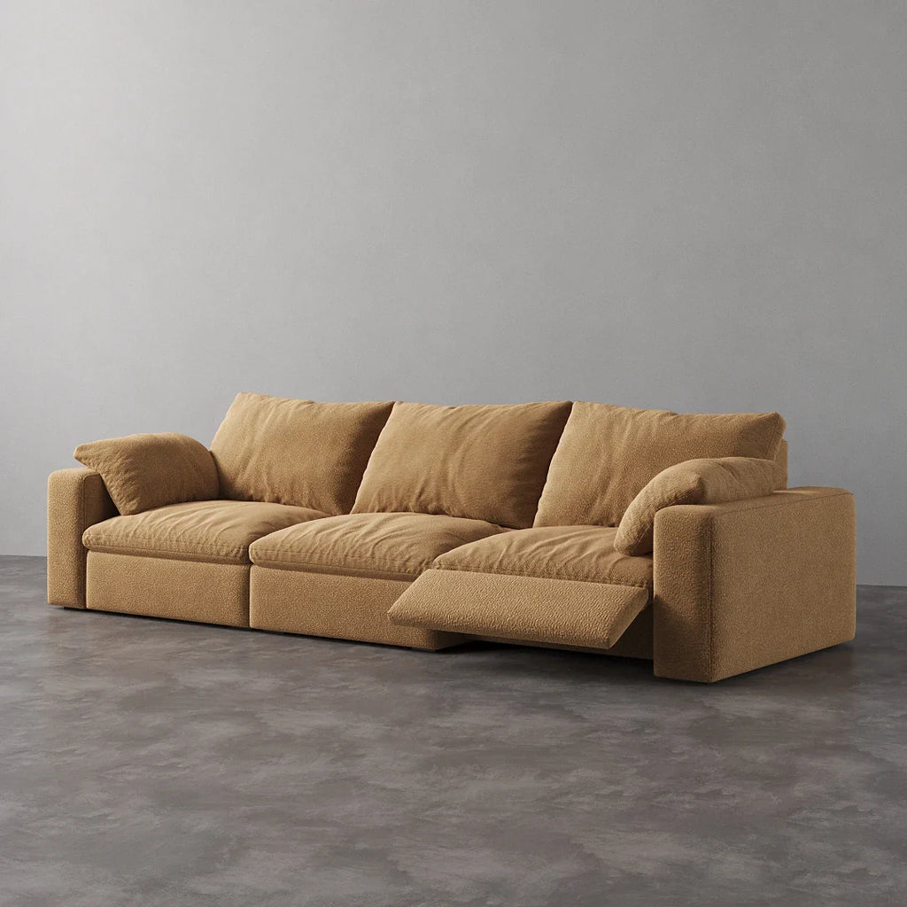 CloudLuxe 3-Piece Modular Recliner Sofa