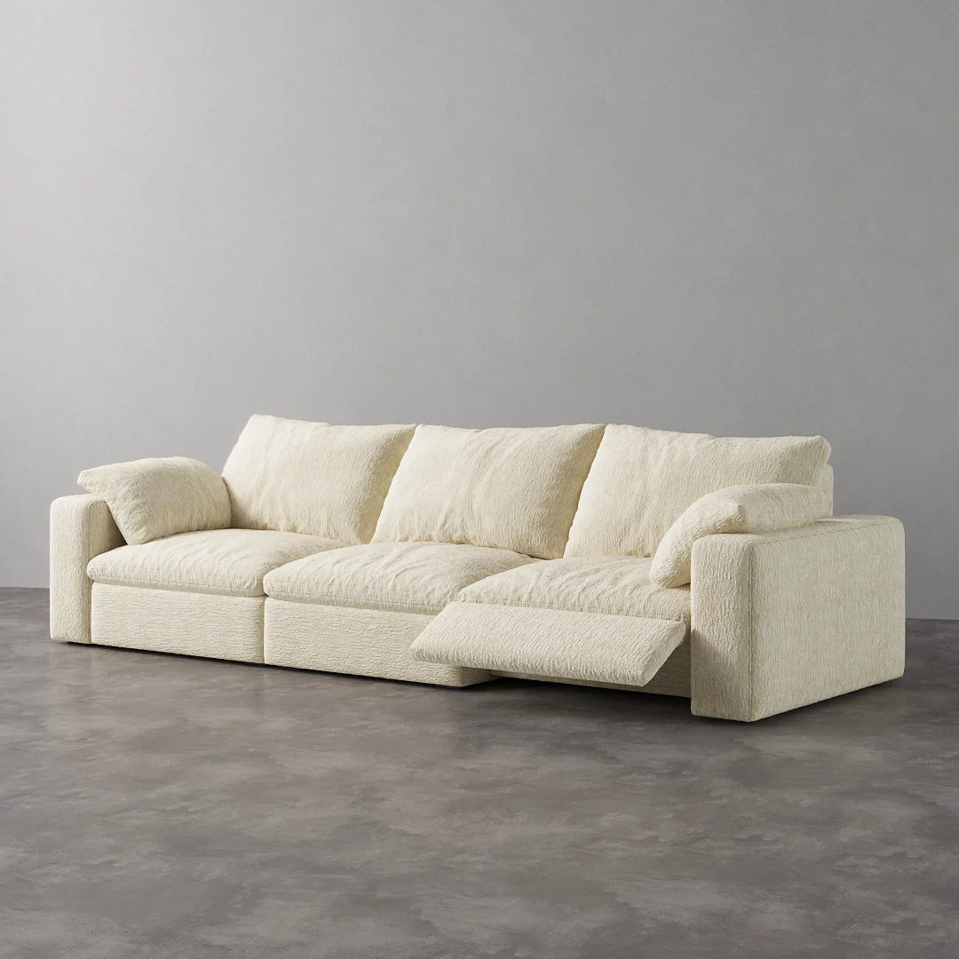 CloudLuxe 3-Piece Modular Recliner Sofa