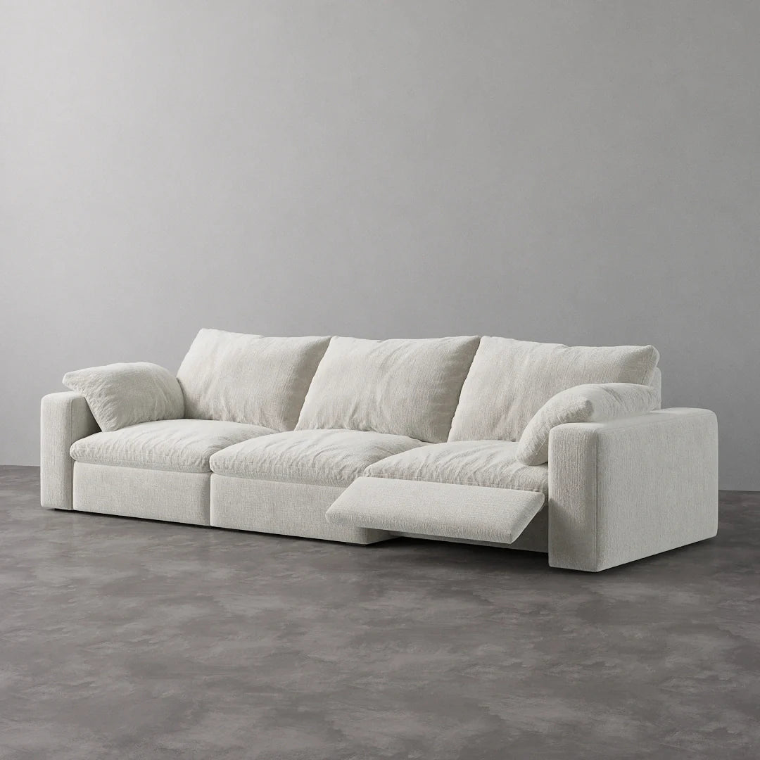 CloudLuxe 3-Piece Modular Recliner Sofa