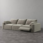 CloudLuxe 3-Piece Modular Recliner Sofa