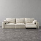 CloudLuxe 3-Piece Modular Recliner Sofa-Bouclé