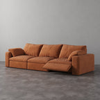 CloudLuxe 3-Piece Modular Recliner Sofa-Corduroy
