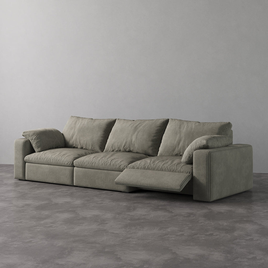 CloudLuxe 3-Piece Modular Recliner Sofa