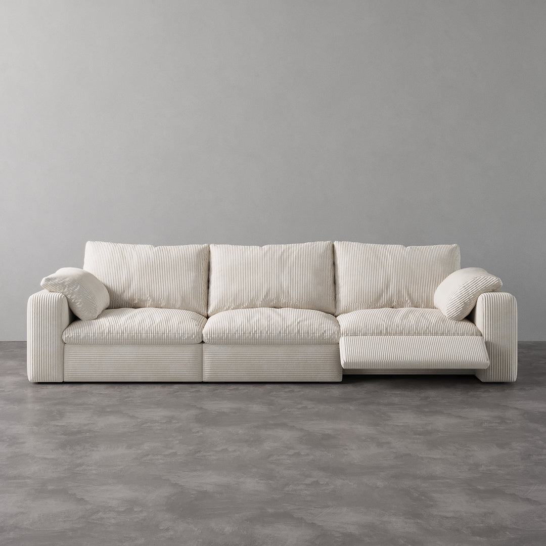 CloudLuxe 3-Piece Modular Recliner Sofa