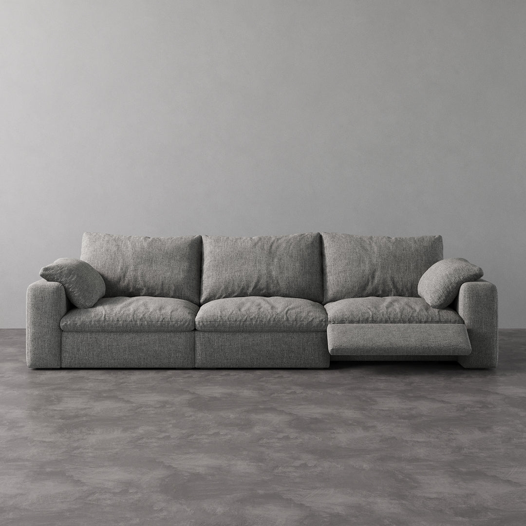 CloudLuxe 3-Piece Modular Recliner Sofa-Linen
