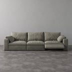 CloudLuxe 3-Piece Modular Recliner Sofa-Corduroy