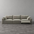 CloudLuxe 3-Piece Modular Recliner Sofa-Velvet