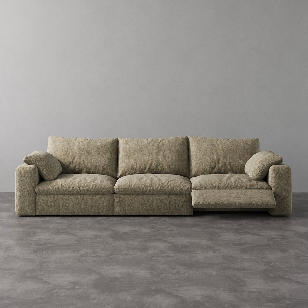 CloudLuxe 3-Piece Modular Recliner Sofa