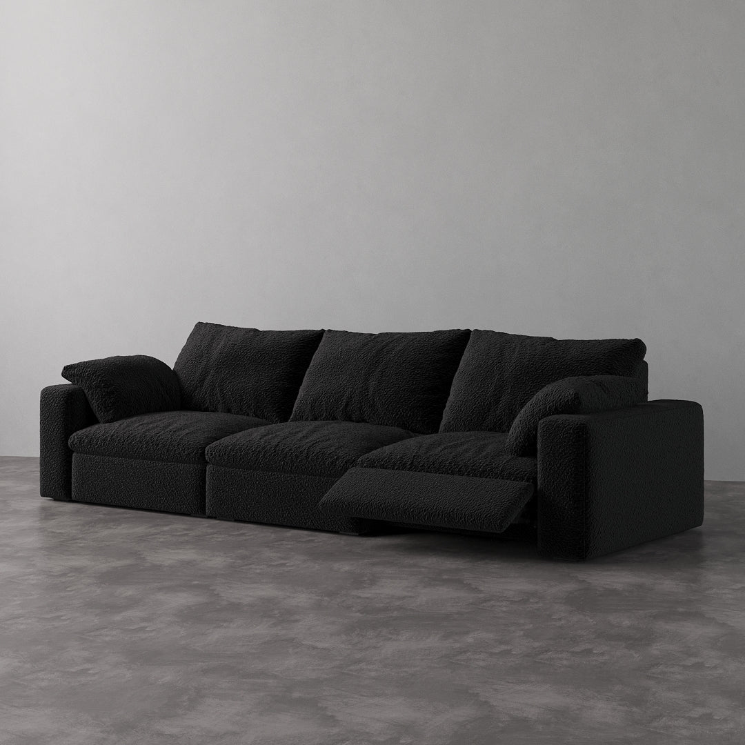 CloudLuxe 3-Piece Modular Recliner Sofa