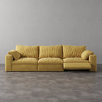 CloudLuxe 3-Piece Modular Recliner Sofa-Corduroy