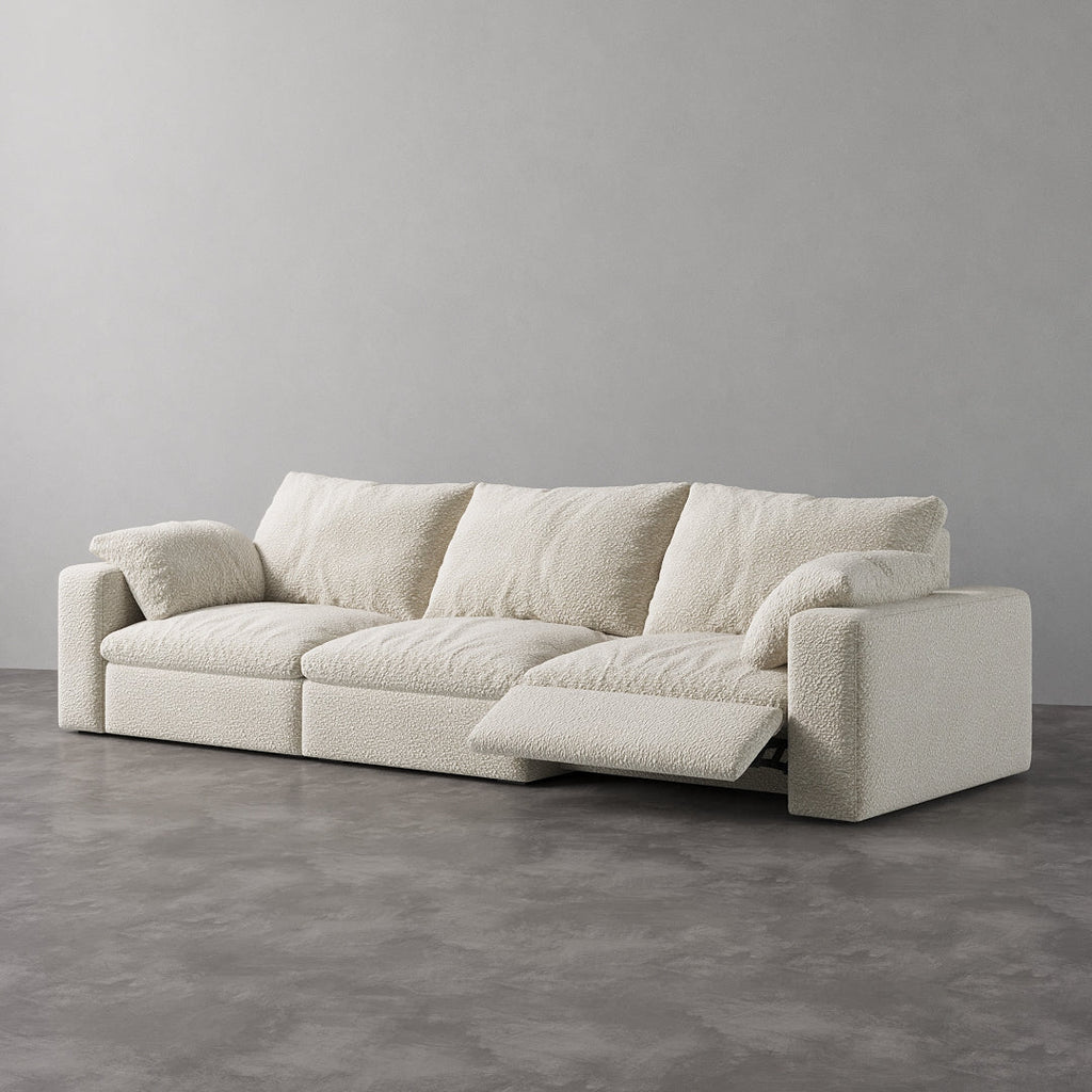CloudLuxe 3-Piece Modular Recliner Sofa