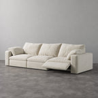 CloudLuxe 3-Piece Modular Recliner Sofa