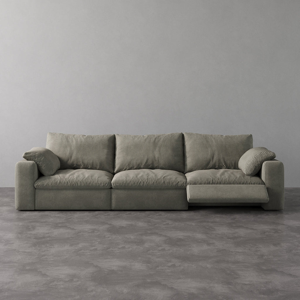 CloudLuxe 3-Piece Modular Recliner Sofa