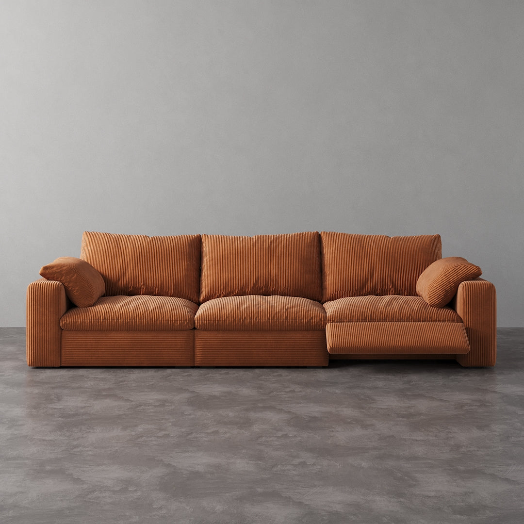 CloudLuxe 3-Piece Modular Recliner Sofa