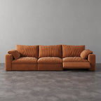 CloudLuxe 3-Piece Modular Recliner Sofa-Corduroy