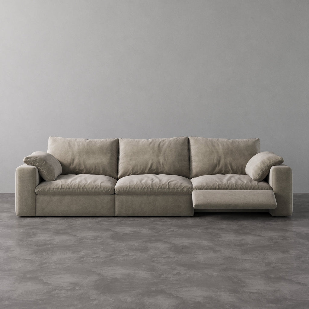 CloudLuxe 3-Piece Modular Recliner Sofa