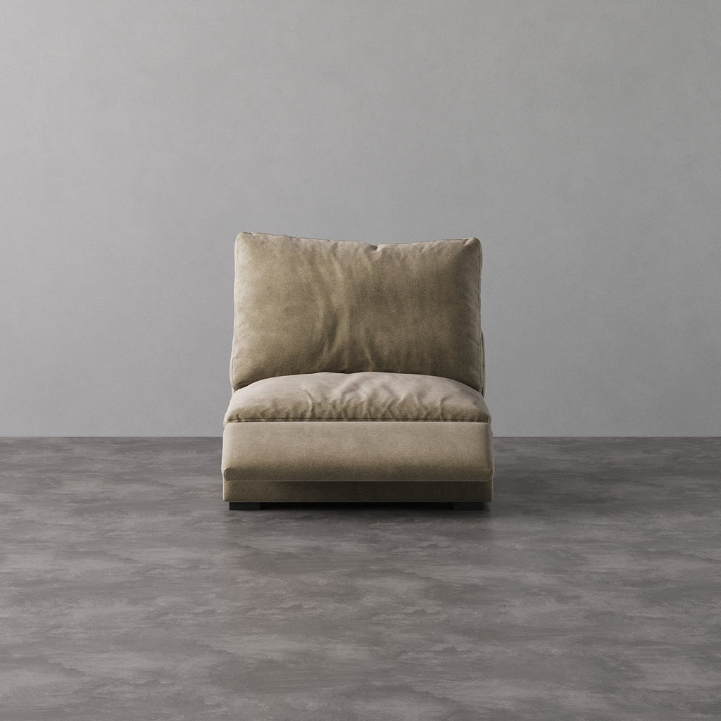 Armless Recliner Chair