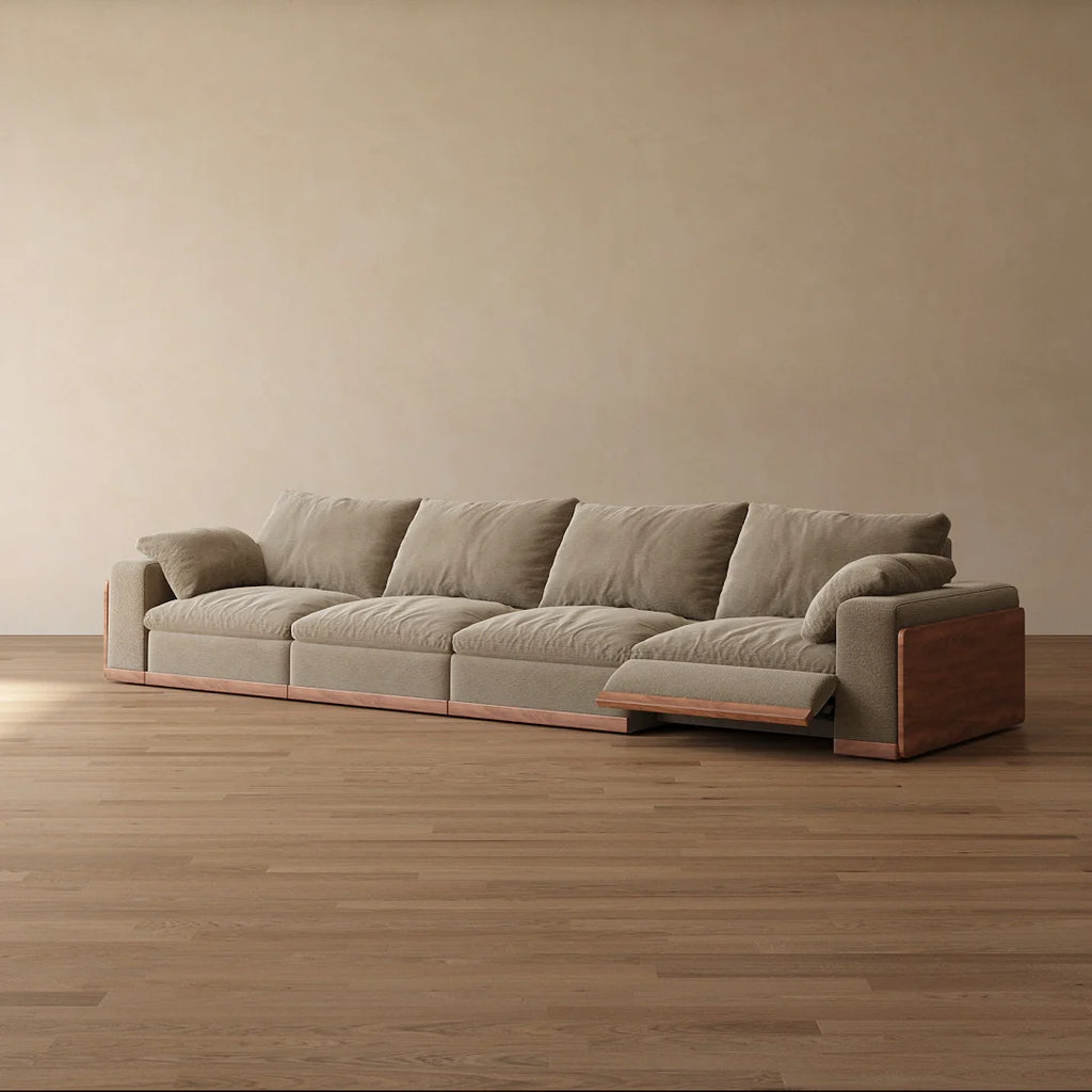 CloudWood 4-Piece Modular Recliner Sofa