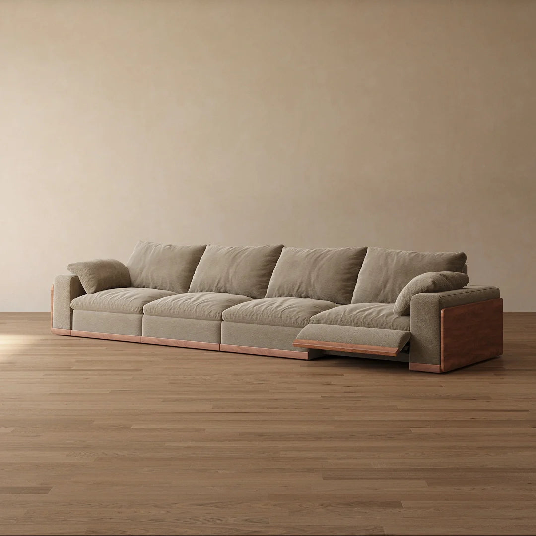 CloudWood 4-Piece Modular Recliner Sofa