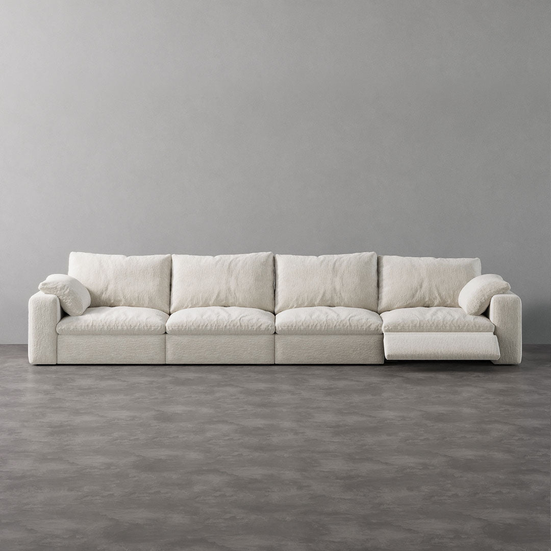 CloudLuxe 4-Piece Modular Recliner Sofa