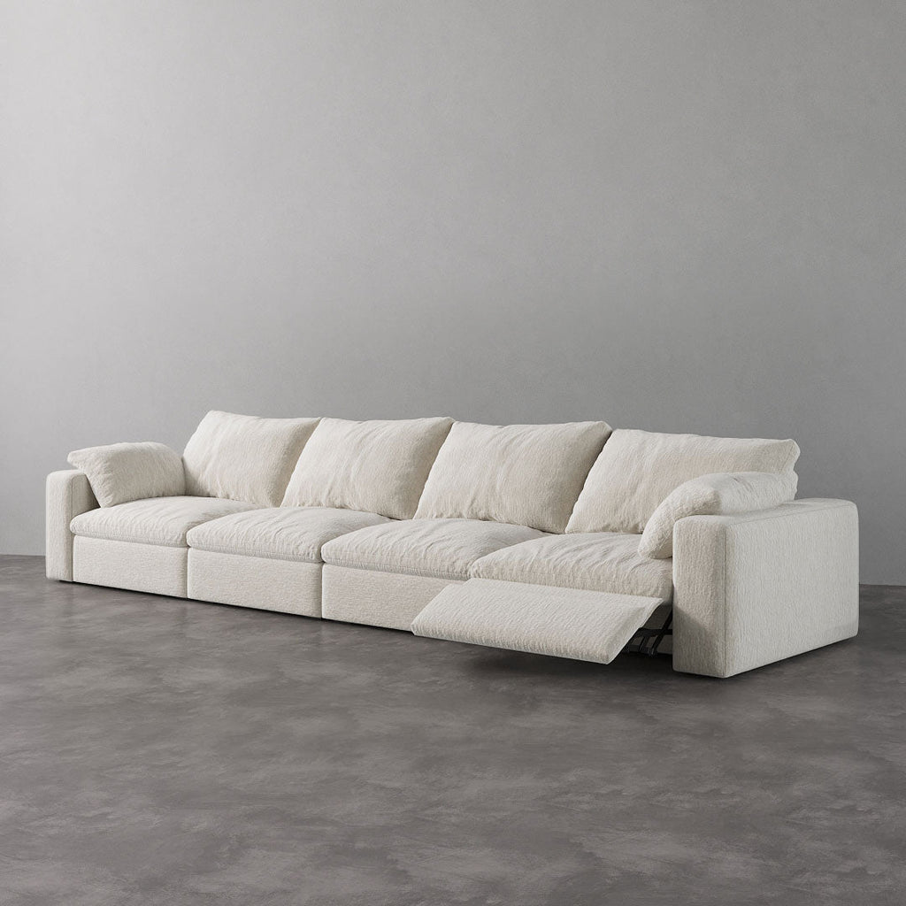 CloudLuxe 4-Piece Modular Recliner Sofa