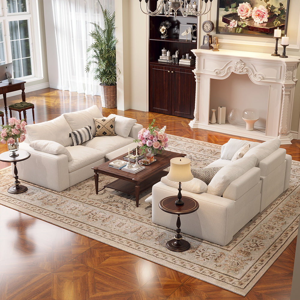 CloudLuxe 2-Piece Modular Recliner Sofa