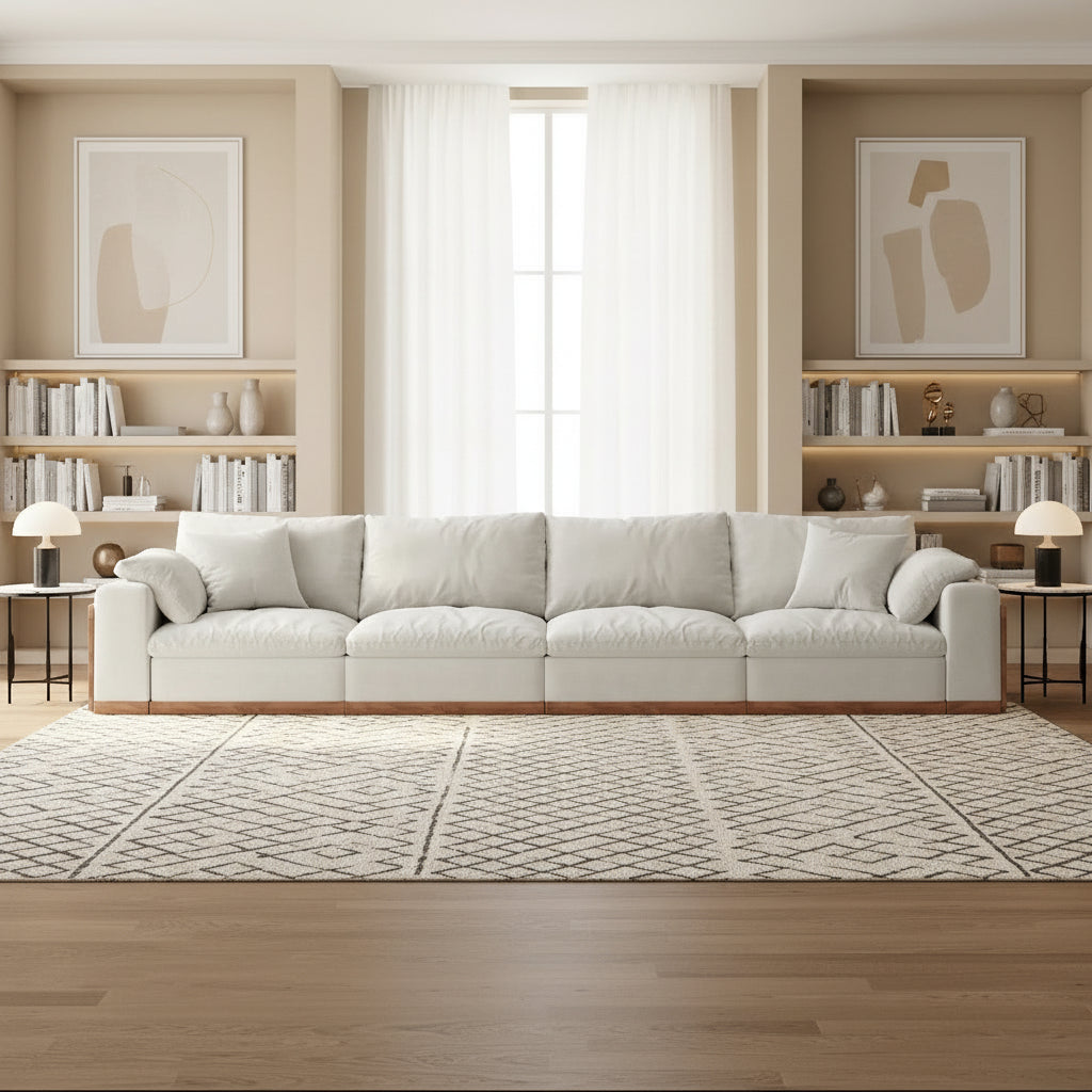 CloudWood 4-Piece Modular Recliner Sofa