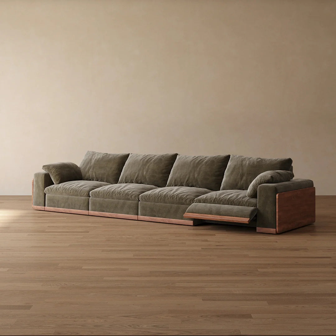 CloudWood 4-Piece Modular Recliner Sofa