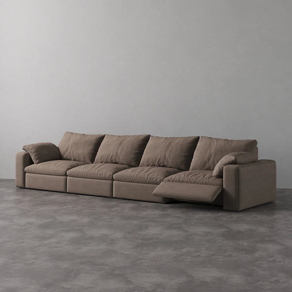 CloudLuxe 4-Piece Modular Recliner Sofa