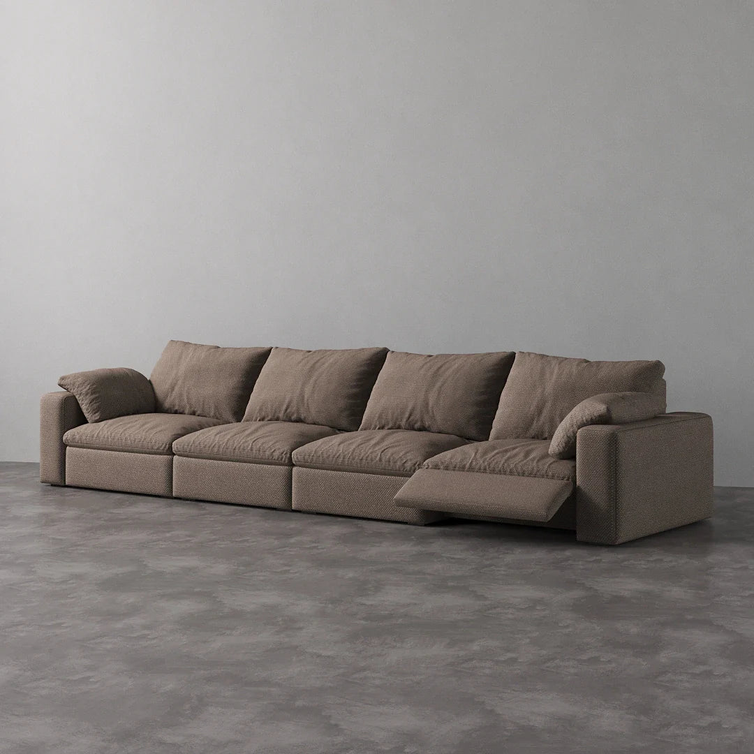 CloudLuxe 4-Piece Modular Recliner Sofa