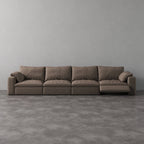 CloudLuxe 4-Piece Modular Recliner Sofa