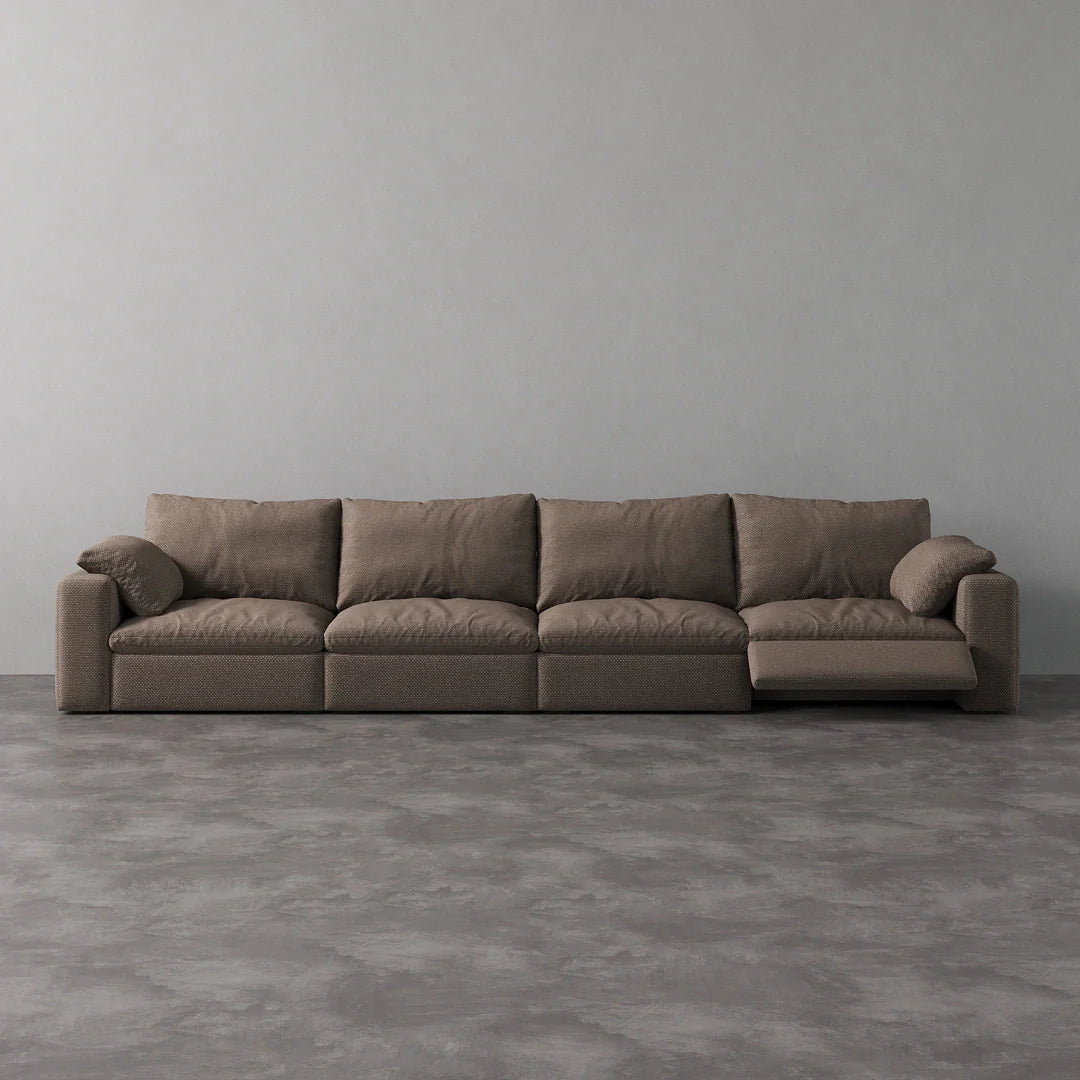CloudLuxe 4-Piece Modular Recliner Sofa