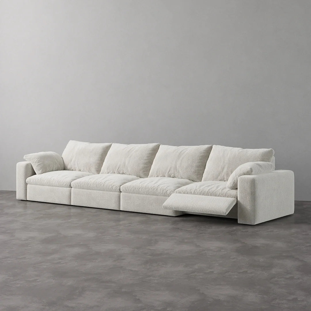 CloudLuxe 4-Piece Modular Recliner Sofa