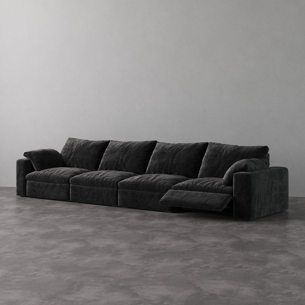 CloudLuxe 4-Piece Modular Recliner Sofa